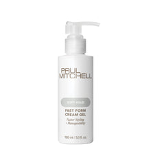 Load image into Gallery viewer, White bottle of Paul Mitchell Fast Form Cream Gel on a white background
